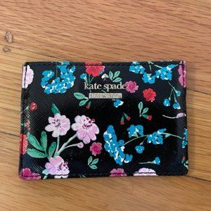 Kate Spade floral card holder